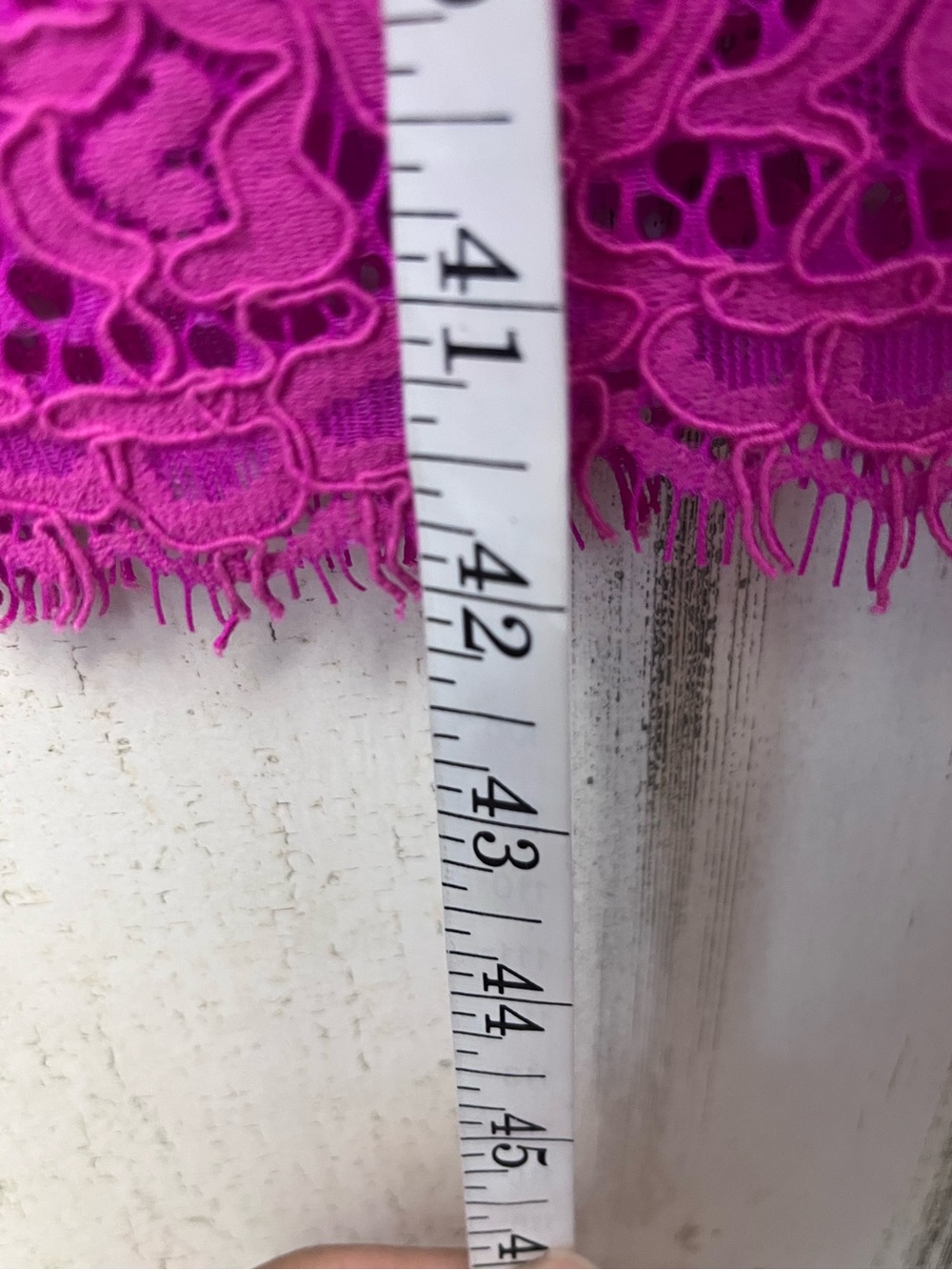 BARDOT Lace Sheath Cocktail Dress In Magenta Pink 10/Large - Picture 7 of 9